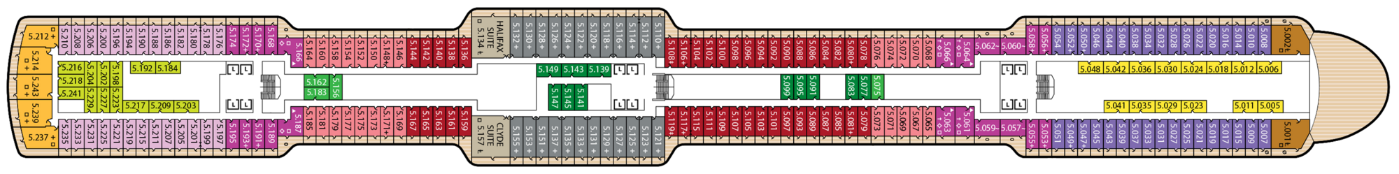 Deck 5 plan